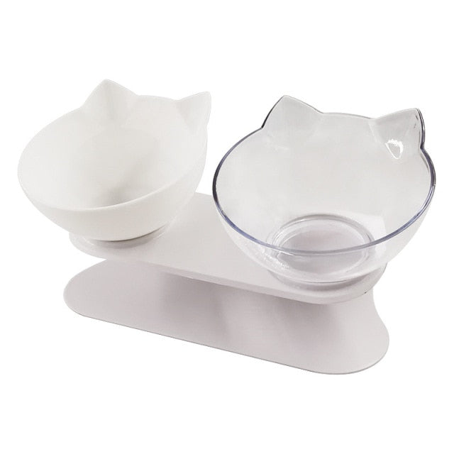 Pet single/Double Cat Bowl With Raised Stand