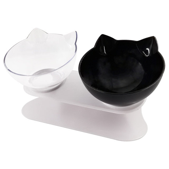 Pet single/Double Cat Bowl With Raised Stand