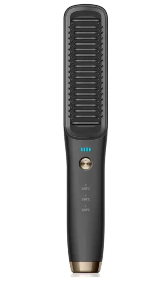 Cordless Brush Hair Straightener