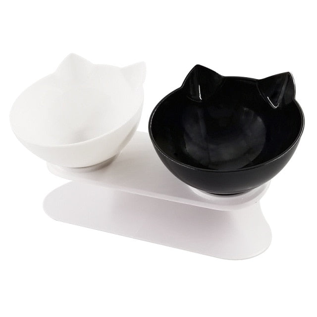 Pet single/Double Cat Bowl With Raised Stand