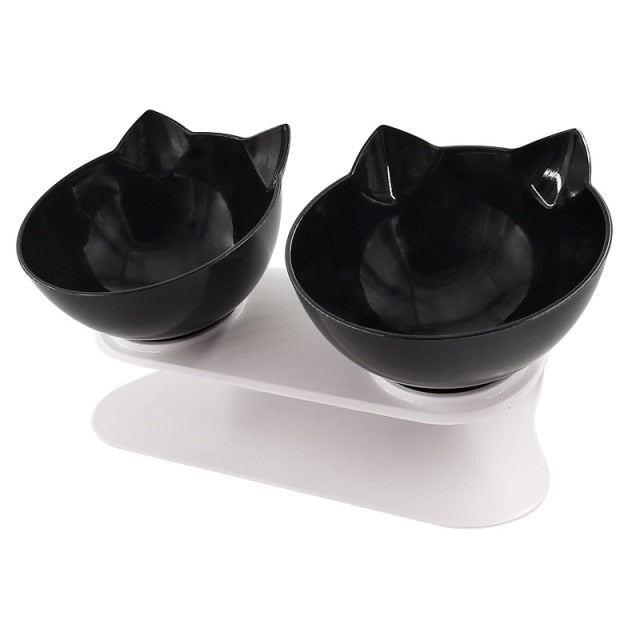 Pet single/Double Cat Bowl With Raised Stand