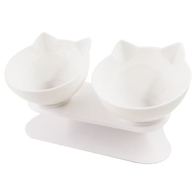 Pet single/Double Cat Bowl With Raised Stand